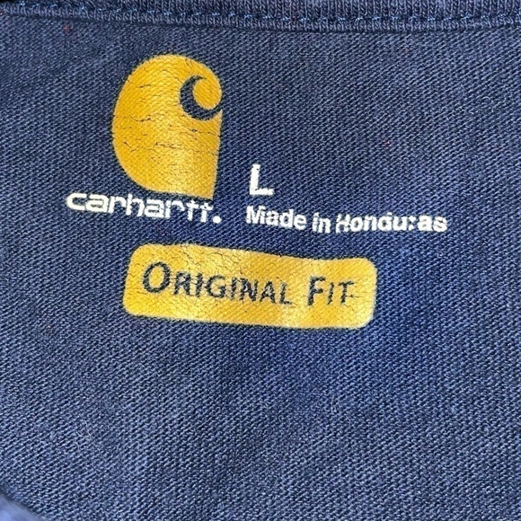 Carhartt Original Fit Long Sleeve Pullover Shirt With Chest Pocket - Picture 3 of 4